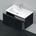 Duravit Waschtischunterbau D-NEO 1 Auszug 440x810x462mm eiche schwarz