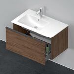 Duravit Waschtischunterbau D-NEO 1 Auszug 440x810x462mm nussbaum dunkel