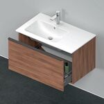 Duravit Waschtischunterbau D-NEO 1 Auszug 440x810x462mm nussbaum natur