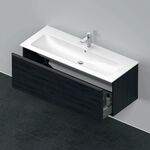 Duravit Waschtischunterbau D-NEO 1 Auszug 440x1210x462mm eiche schwarz