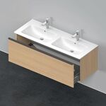 Duravit Waschtischunterbau D-NEO 440x1280x462mm, 1 Auszug eiche natur