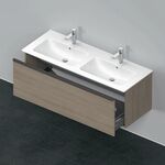 Duravit Waschtischunterbau D-NEO 440x1280x462mm, 1 Auszug eiche terra
