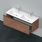 Duravit Waschtischunterbau D-NEO 440x1280x462mm, 1 Auszug nussbaum natur