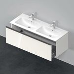 Duravit Waschtischunterbau D-NEO 440x1280x462mm, 1 Auszug weiß hochglanz