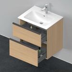 Duravit Waschtischunterbau D-NEO 1 Ausz. 1 Schubk. 625x610x462mm Ei natur