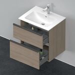 Duravit Waschtischunterbau D-NEO 1 Ausz. 1 Schubk. 625x610x462mm Ei terra