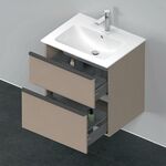 Duravit Waschtischunterbau D-NEO 1 Ausz. 1 Schubk. 625x610x462mm leinen