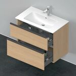 Duravit Waschtischunterbau D-NEO 1 Ausz. 1 Schubk. 625x810x462mm Ei natur