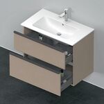 Duravit Waschtischunterbau D-NEO 1 Ausz. 1 Schubk. 625x810x462mm leinen