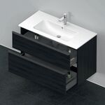 Duravit Waschtischunterbau D-NEO 1 Ausz. 1 Schubk. 625x1010x462mm Ei sw