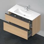Duravit Waschtischunterbau D-NEO 1 Ausz. 1 Schubk. 625x1010x462mm Ei na