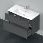 Duravit Waschtischunterbau D-NEO 1 Ausz. 1 Schubk. 625x1010x462mm grap ma