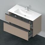 Duravit Waschtischunterbau D-NEO 1 Ausz. 1 Schubk. 625x1010x462mm leinen