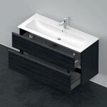 Duravit Waschtischunterbau D-NEO 1 Ausz. 1 Schubk. 625x1210x462mm Ei sw