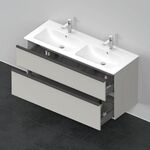 Duravit Waschtischunterbau D-NEO 625x1280x462mm 1 Ausz. 1 Schubk bet-gr m