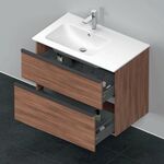 Duravit Waschtischunterbau D-NEO 625x810x462mm 1 Ausz. 1 Schubk. NB natur