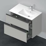Duravit Waschtischunterbau D-NEO 625x810x462mm 1 Ausz. 1 Schubk bet-gr ma
