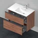 Duravit Waschtischunterbau D-NEO 625x810x462mm 1 Ausz. 1 Schubk. NB natur