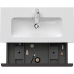 Duravit Waschtischunterbau D-NEO Compact 1 Auszug 440x810x372mm betongrau matt