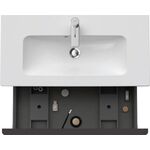 Duravit Waschtischunterbau D-NEO Compact 1 Auszug 440x810x372mm basalt matt