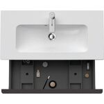 Duravit Waschtischunterbau D-NEO Compact 1 Auszug 440x810x372mm graphit matt
