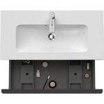 Duravit Waschtischunterbau D-NEO Compact 1 Auszug 440x810x372mm taupe