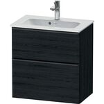 Duravit Waschtischunterbau D-NEO Compact 1 Ausz. 1 Schubk. 625x610x372mm Ei sw