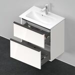 Duravit Waschtischunterbau D-NEO Compact 1 Ausz. 1 Schubk. 625x610x372mm we hgl