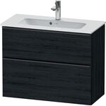 Duravit Waschtischunterbau D-NEO Compact 1 Ausz. 1 Schubk. 625x810x372mm Ei sw