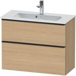 Duravit Waschtischunterbau D-NEO Compact 1 Ausz. 1 Schubk. 625x810x372mm Ei natu