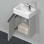 Duravit Waschtischunterbau D-NEO 440x364x222mm 1 Tür TA li betongr ma