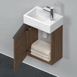 Duravit Waschtischunterbau D-NEO 440x364x222mm 1 Tür Türanschl li NB dkl