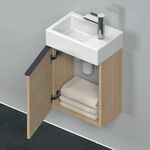 Duravit Waschtischunterbau D-NEO 440x364x222mm 1 Tür Türanschl li Ei na