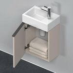 Duravit Waschtischunterbau D-NEO 440x364x222mm 1 Tür Türanschl li taupe