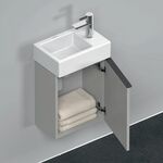 Duravit Waschtischunterbau D-NEO 440x364x222mm 1 Tür TA re betongr ma
