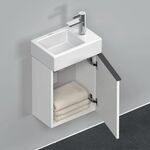 Duravit Waschtischunterbau D-NEO 440x364x222mm 1 Tür Türanschl re we matt