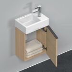 Duravit Waschtischunterbau D-NEO 440x364x222mm 1 Tür Türanschl re Ei na