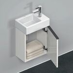 Duravit Waschtischunterbau D-NEO 440x364x222mm 1 Tür Türanschl re we hgl