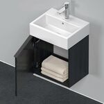 Duravit Waschtischunterbau D-NEO 440x434x322mm 1 Tür Türanschl li Ei sw