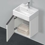 Duravit Waschtischunterbau D-NEO 440x434x322mm 1 Tür Türanschl li we matt