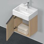 Duravit Waschtischunterbau D-NEO 440x434x322mm 1 Tür Türanschl li Ei na