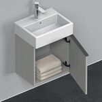 Duravit Waschtischunterbau D-NEO 440x434x322mm 1 Tür TA re betongr ma