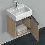 Duravit Waschtischunterbau D-NEO 440x434x322mm 1 Tür Türanschl re Ei na