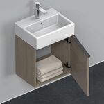 Duravit Waschtischunterbau D-NEO 440x434x322mm 1 Tür Türanschl re Ei Ter