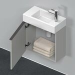 Duravit Waschtischunterbau D-NEO 440x484x222mm 1 Tür TA li betongr ma