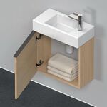 Duravit Waschtischunterbau D-NEO 440x484x222mm 1 Tür Türanschl li Ei na