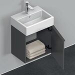 Duravit Waschtischunterbau D-NEO 440x434x322mm 1 Tür Türanschl re grap ma