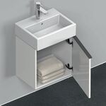 Duravit Waschtischunterbau D-NEO 440x434x322mm 1 Tür Türanschl re we hgl