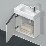 Duravit Waschtischunterbau D-NEO 440x484x222mm 1 Tür Türanschl li we matt