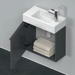 Duravit Waschtischunterbau D-NEO 440x484x222mm 1 Tür Türanschl li grap ma